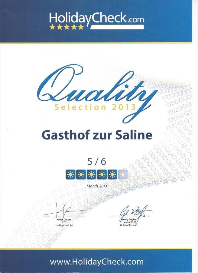 Gasthof Zur Saline 프레테른 외부 사진